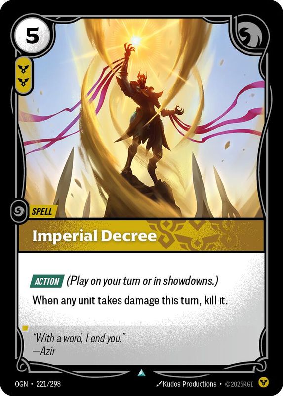 Imperial Decree - 221/298 - Uncommon