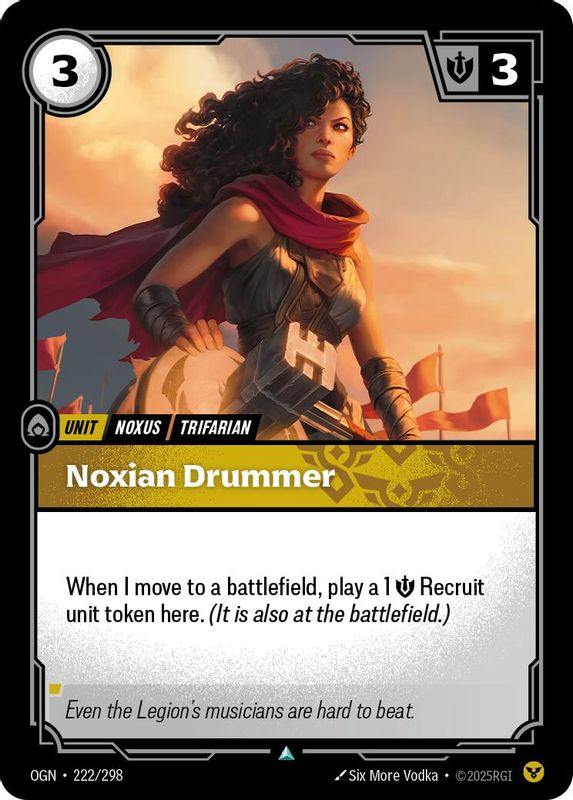 Noxian Drummer - 222/298 - Uncommon