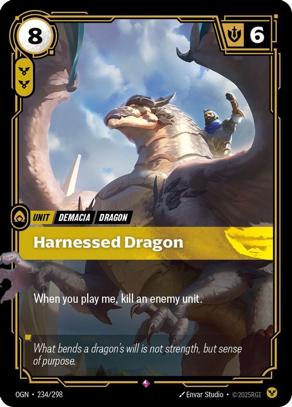 Harnessed Dragon - 234/298 - Rare