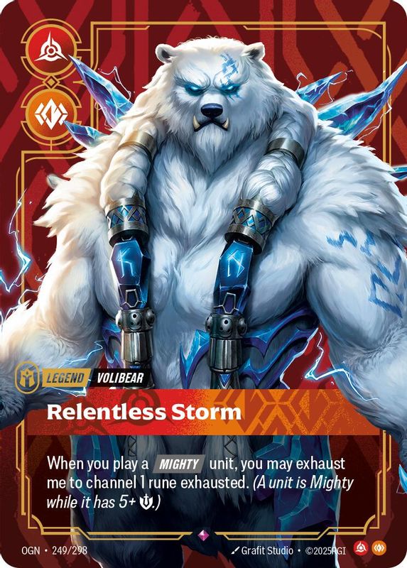 Volibear - Relentless Storm - 249/298 - Rare