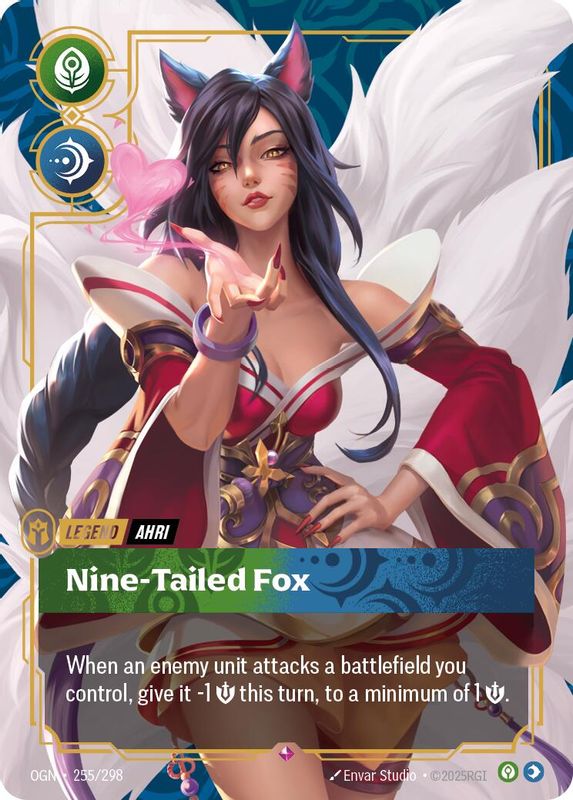 Ahri - Nine-Tailed Fox - 255/298 - Rare
