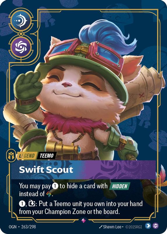 Teemo - Swift Scout - 263/298 - Rare