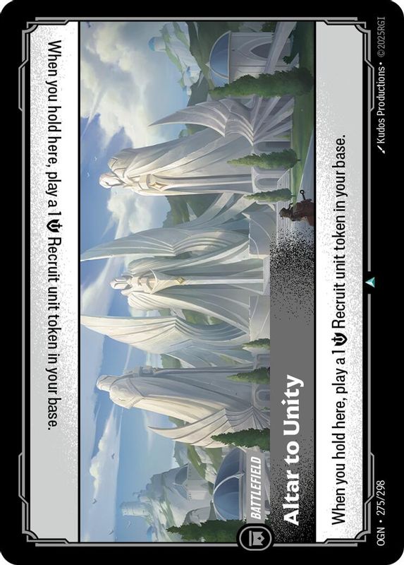 Altar to Unity - 275/298 - Uncommon