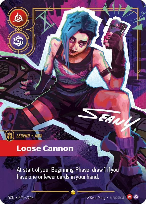 Jinx - Loose Cannon - 301*/298 - Signature