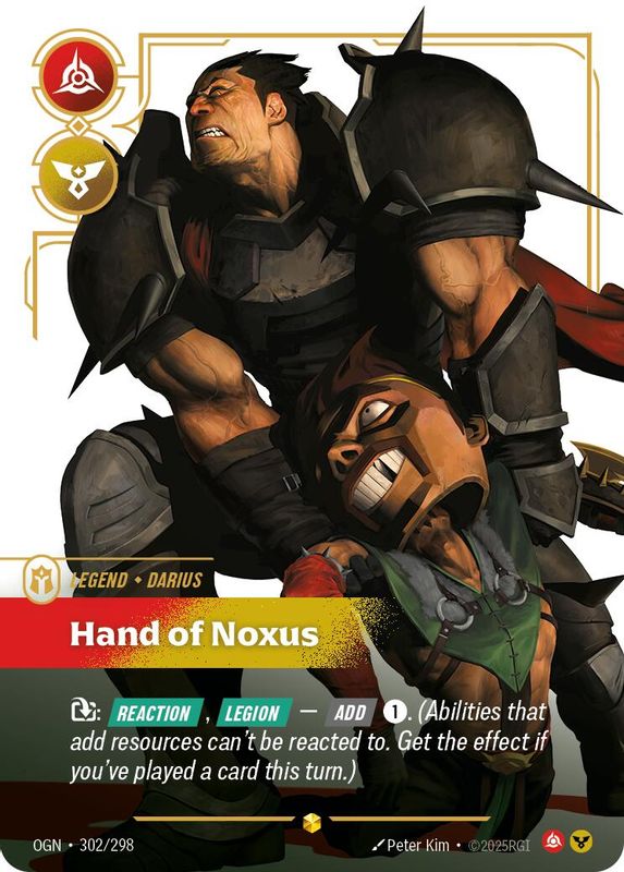401 Games Canada - Darius - Hand of Noxus - 302/298 - Overnumbered