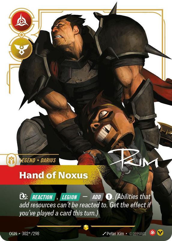 Darius - Hand of Noxus - 302*/298 - Signature