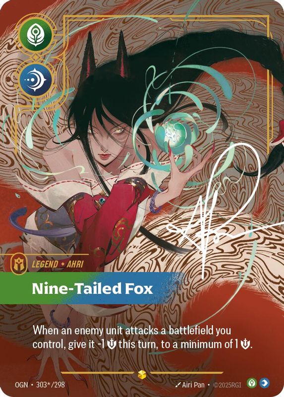 Ahri - Nine-Tailed Fox - 303*/298 - Signature