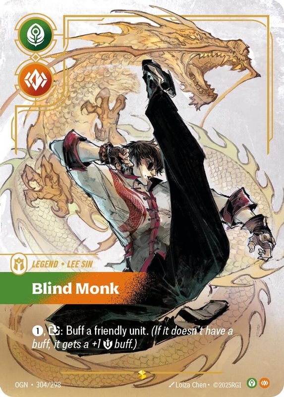 Lee Sin - Blind Monk (Overnumbered) - 304/298 - Showcase