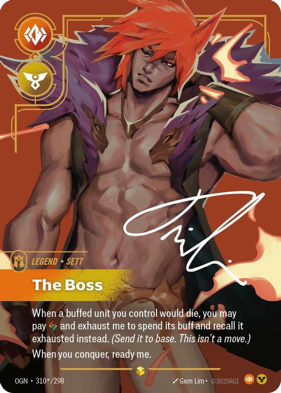 Sett - The Boss - 310*/298 - Signature