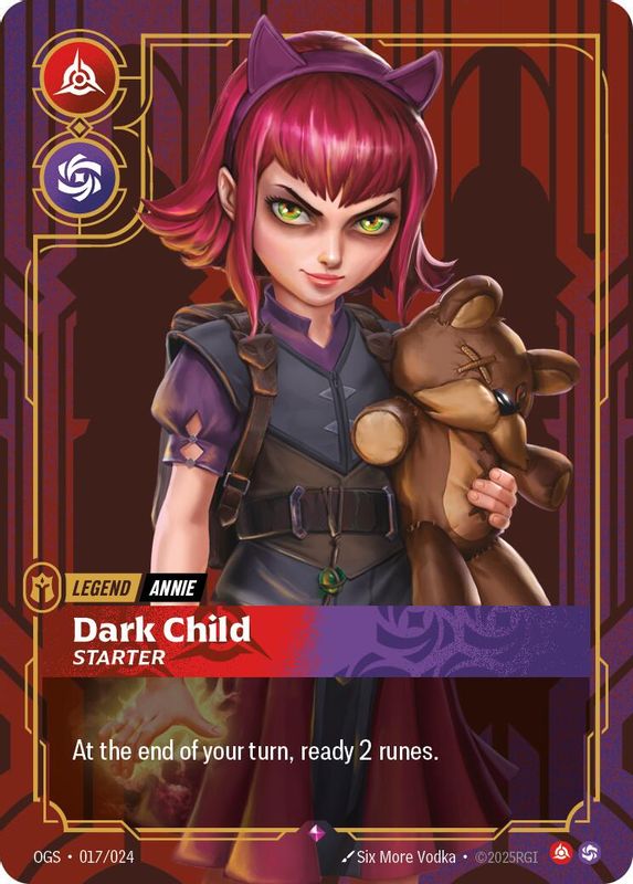 Annie - Dark Child (Starter) - 017/024 - Rare