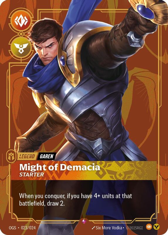 Garen - Might of Demacia (Starter) - 023/024 - Rare