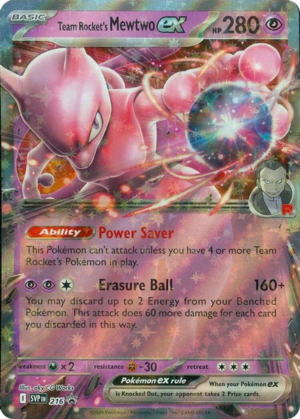 401 Games Canada - Team Rocket's Mewtwo ex - SVP216 - Promo