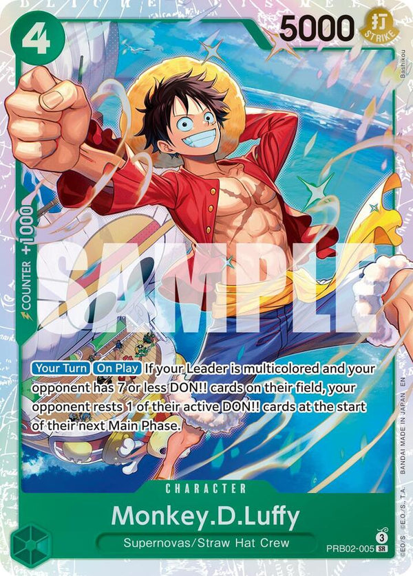 Monkey.D.Luffy - PRB02-005 - Super Rare