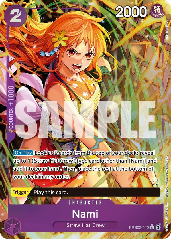 Nami (Alternate Art) - PRB02-012 - Rare