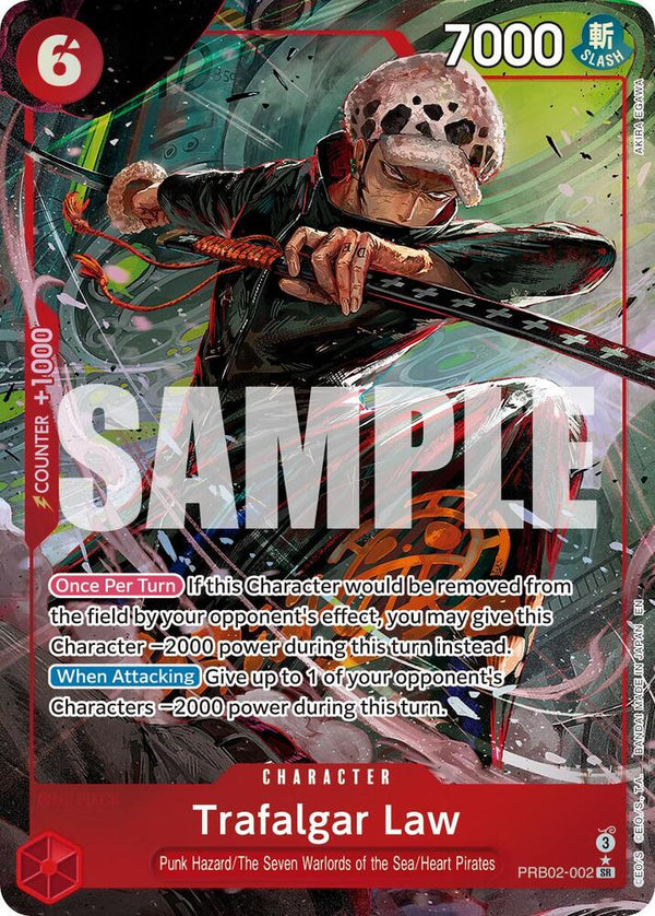 Trafalgar Law (Alternate Art) - PRB02-002 - Super Rare