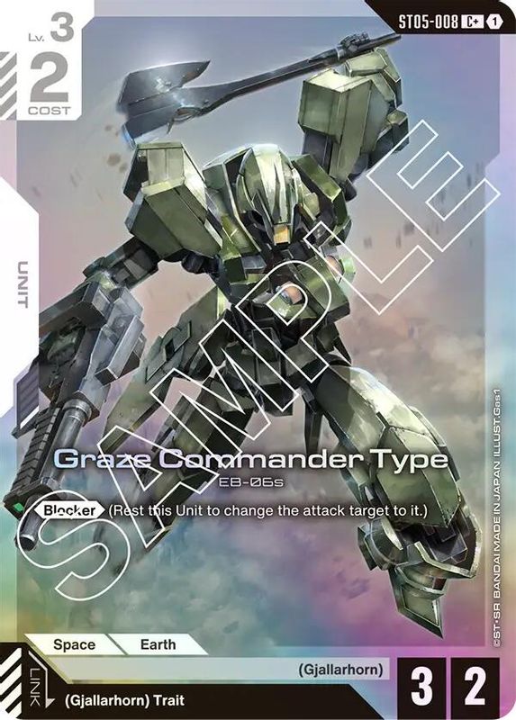 Graze Commander Type (C+) (Alternate Art) - ST05-008 - Common+