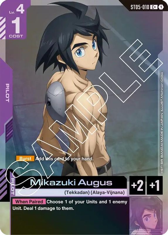 Mikazuki Augus (C+) (Alternate Art) - ST05-010 - Common+