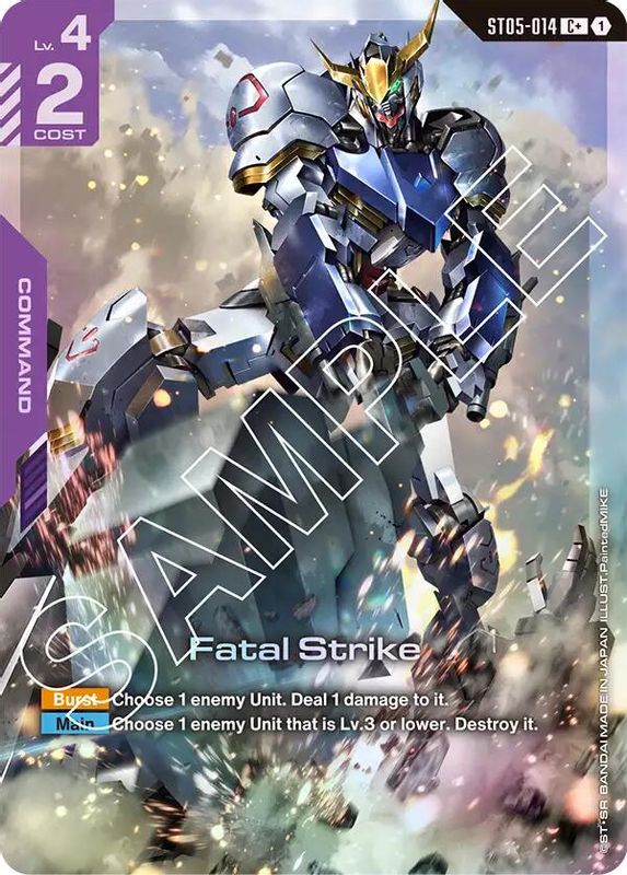 Fatal Strike (C+) (Alternate Art) - ST05-014 - Common+