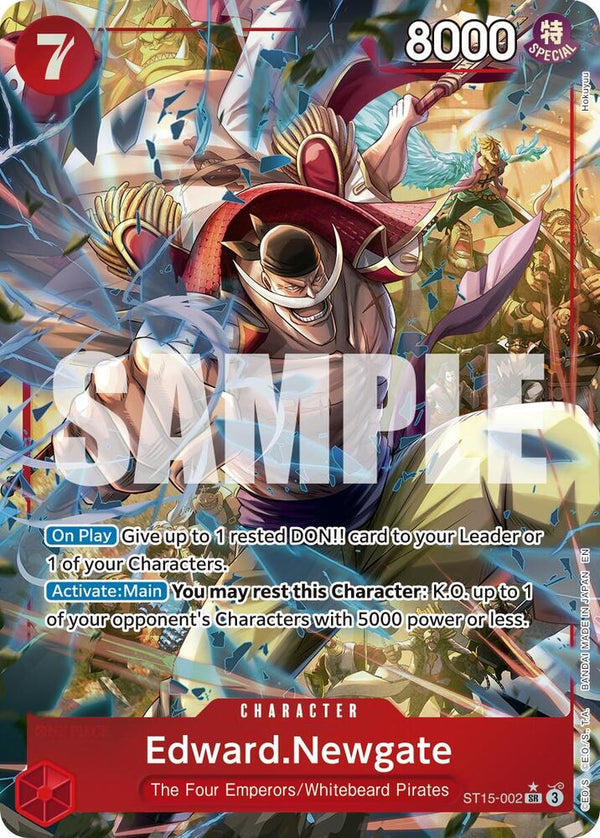 Edward.Newgate (PRB02) (Alternate Art) - ST15-002 - Super Rare