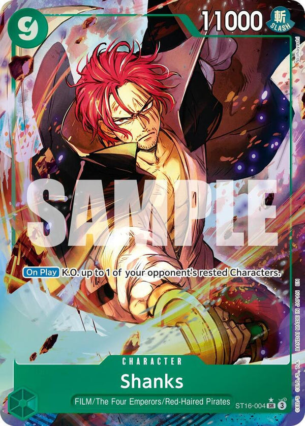 Shanks (PRB02) (Alternate Art) - ST16-004 - Super Rare