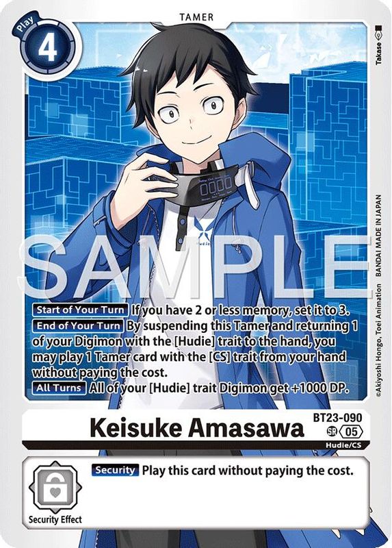 Keisuke Amasawa - BT23-090 - Super Rare