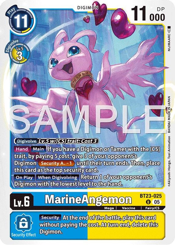 Marine Angemon - BT23-025 - Uncommon