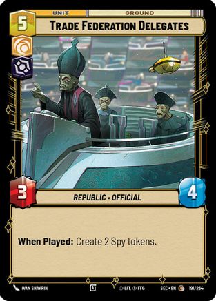 Trade Federation Delegates - 191/264 - Common