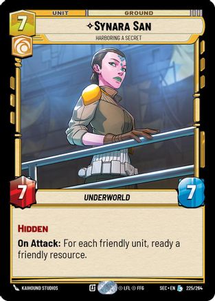 Synara San - Harboring a Secret - 225/264 - Legendary