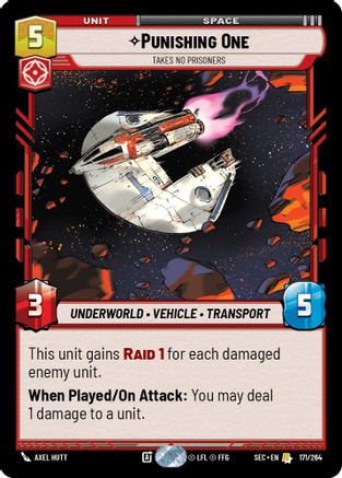 Punishing One - Takes No Prisoners - 171/264 - Rare