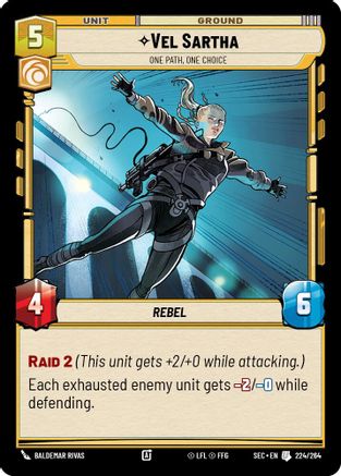 Vel Sartha - One Path, One Choice - 224/264 - Uncommon