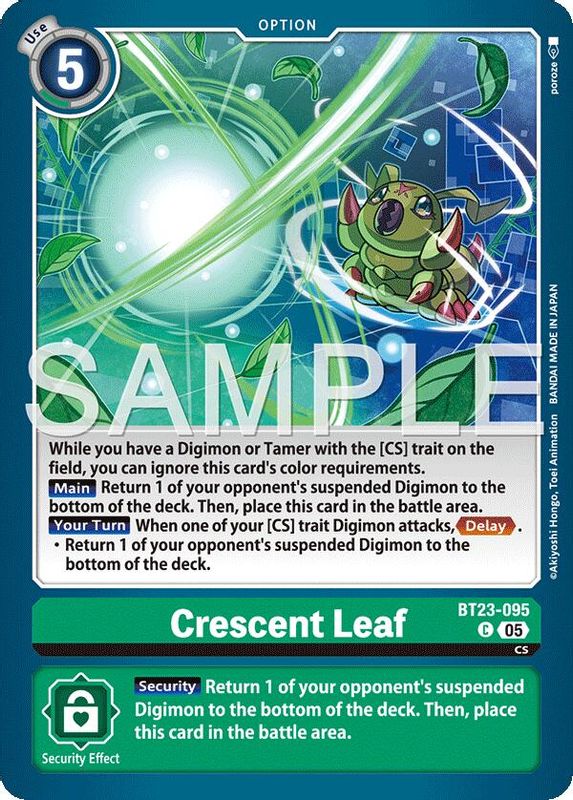 Crescent Leaf - BT23-095 - Common