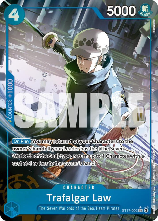 Trafalgar Law (PRB02) (Alternate Art) - ST17-002 - Super Rare
