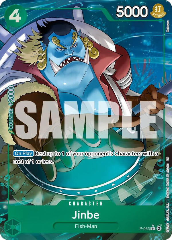 Jinbe (PRB02) (Alternate Art) - P-063 - Promo