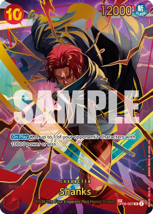 Shanks (PRB02 Special) - OP06-007 - Super Rare