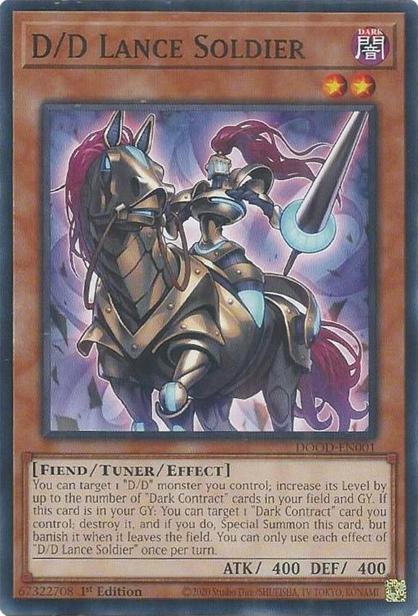 D/D Lance Soldier - DOOD-EN001 - Common - 1st Edition