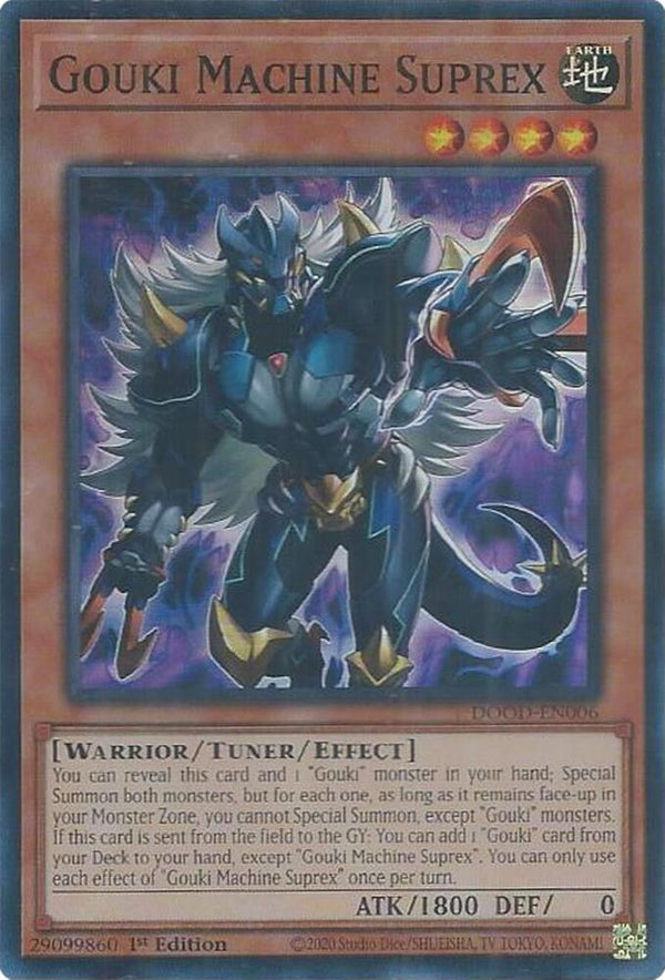 Gouki Machine Suprex - DOOD-EN006 - Super Rare - 1st Edition