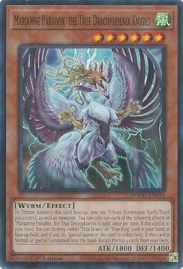 Mariamne Paradox, the True Dracophoenix Knight - DOOD-EN019 - Common - 1st Edition