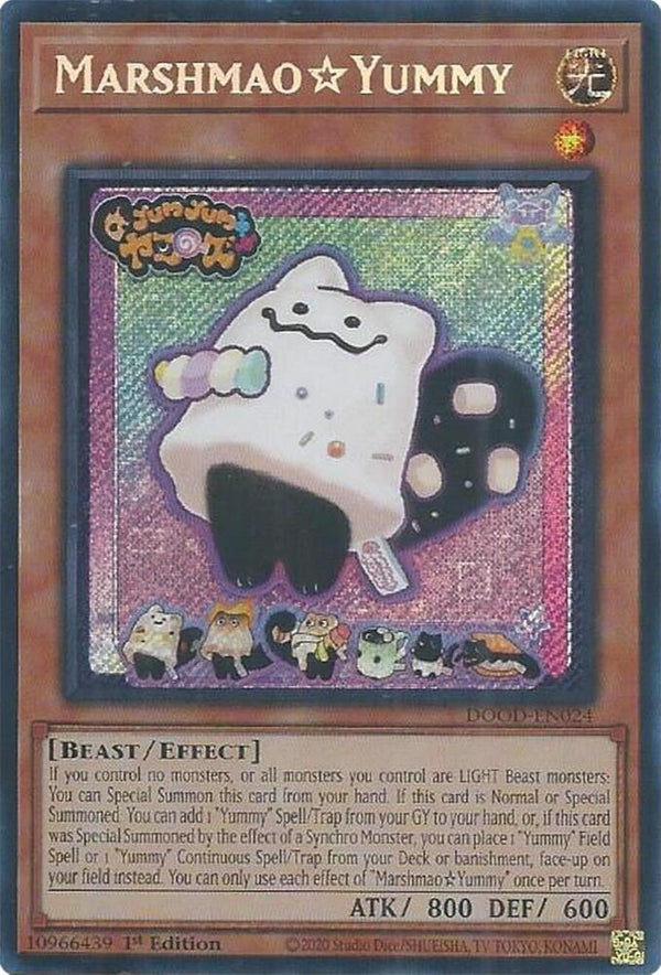 MarshmaoYummy - DOOD-EN024 - Secret Rare - 1st Edition