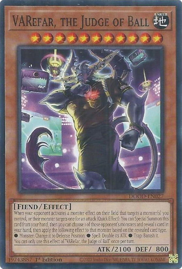 VARefar, the Judge of Ball - DOOD-EN027 - Common - 1st Edition