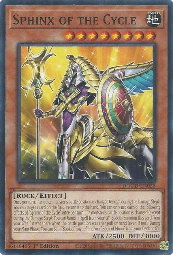 Sphinx of the Cycle - DOOD-EN028 - Common - 1st Edition