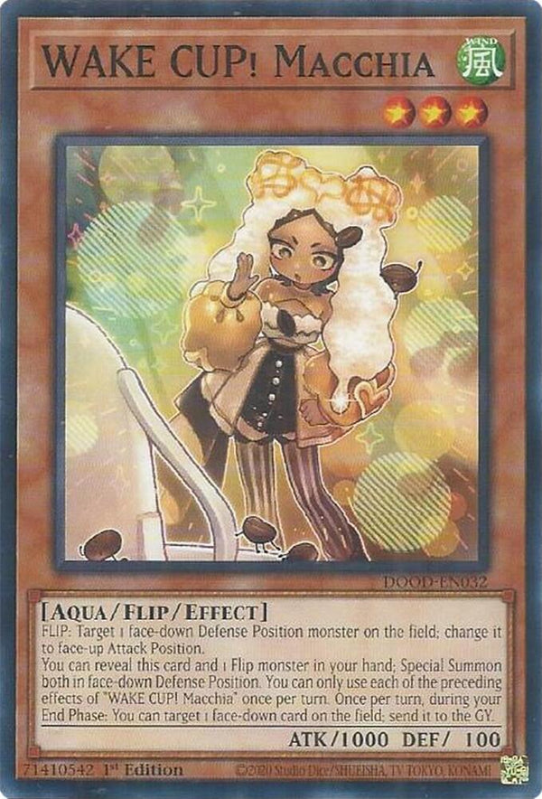 WAKE CUP! Macchia - DOOD-EN032 - Common - 1st Edition