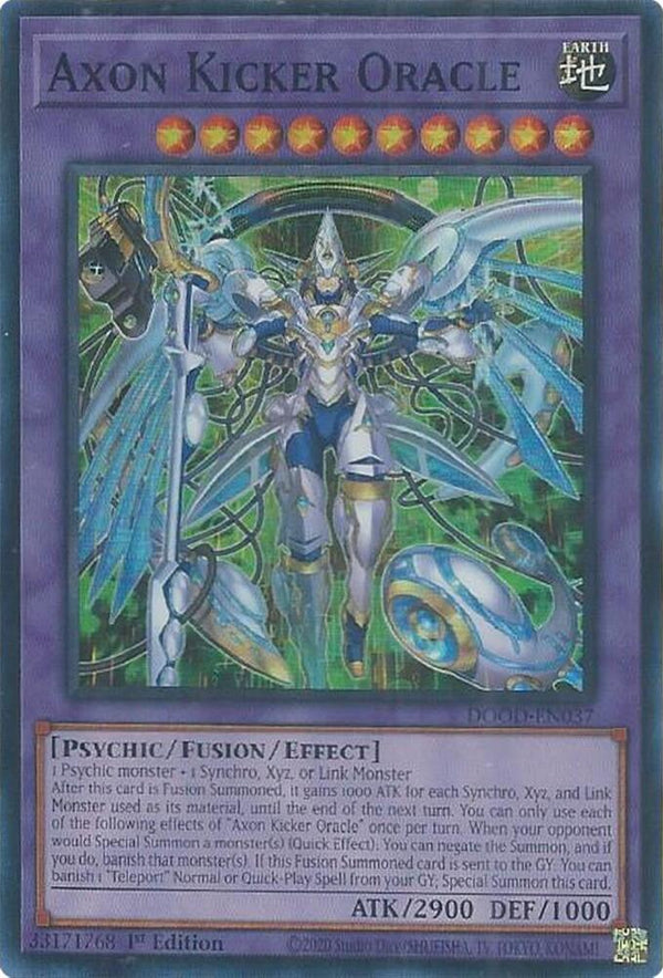 Axon Kicker Oracle - DOOD-EN037 - Super Rare - 1st Edition