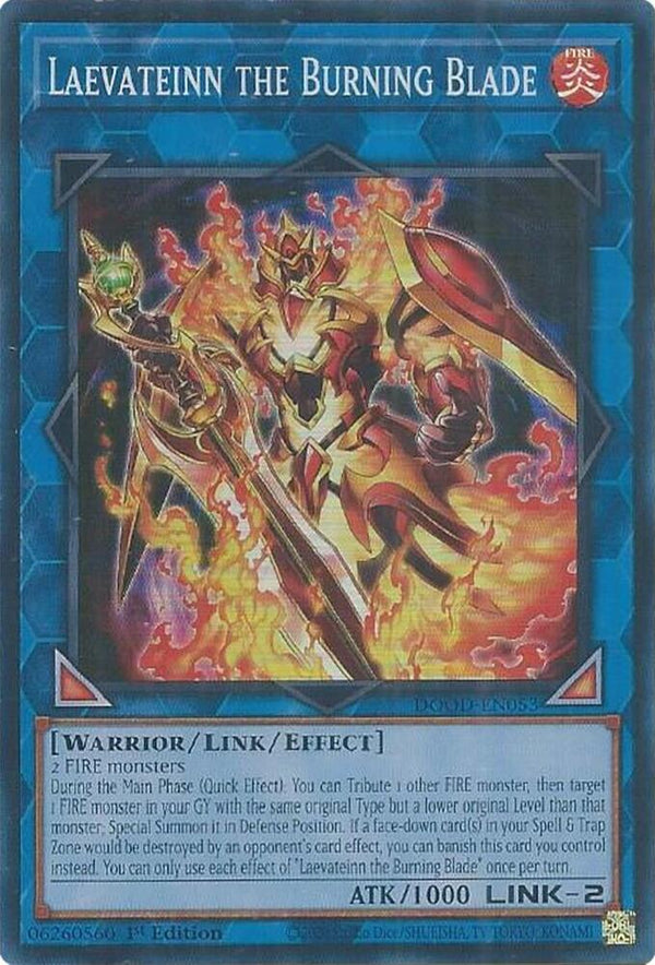 Laevateinn the Burning Blade - DOOD-EN053 - Super Rare - 1st Edition