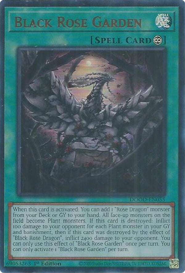 Black Rose Garden - DOOD-EN055 - Ultra Rare - 1st Edition