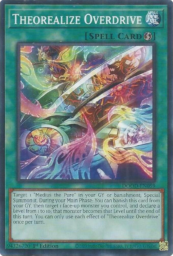 Theorealize Overdrive - DOOD-EN059 - Common - 1st Edition