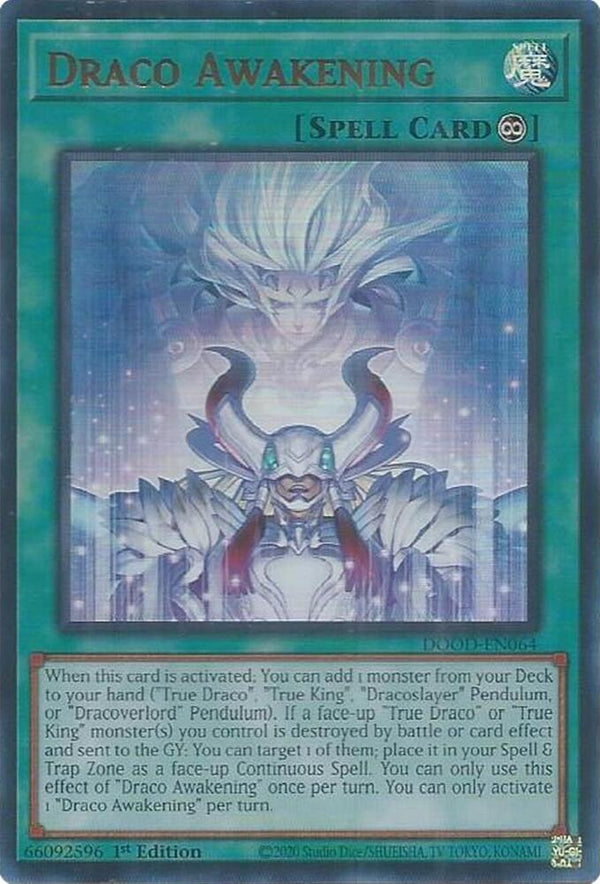 Draco Awakening - DOOD-EN064 - Ultra Rare - 1st Edition