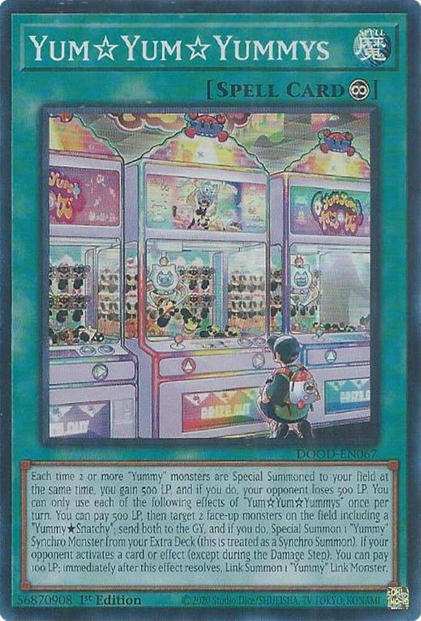 YumYumYummys - DOOD-EN067 - Super Rare - 1st Edition