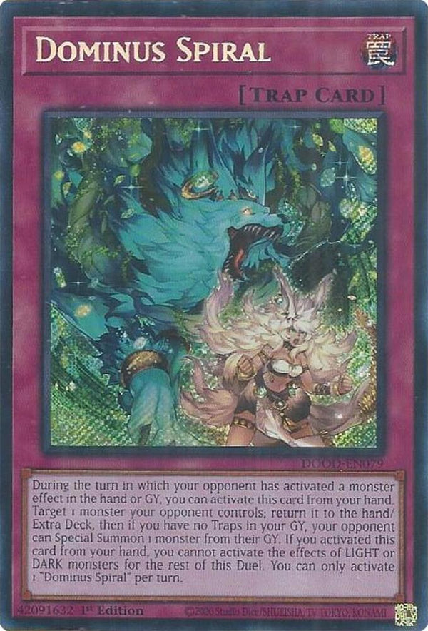 Dominus Spiral - DOOD-EN079 - Secret Rare - 1st Edition