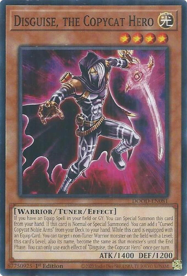 Disguise, the Copycat Hero - DOOD-EN081 - Common - 1st Edition