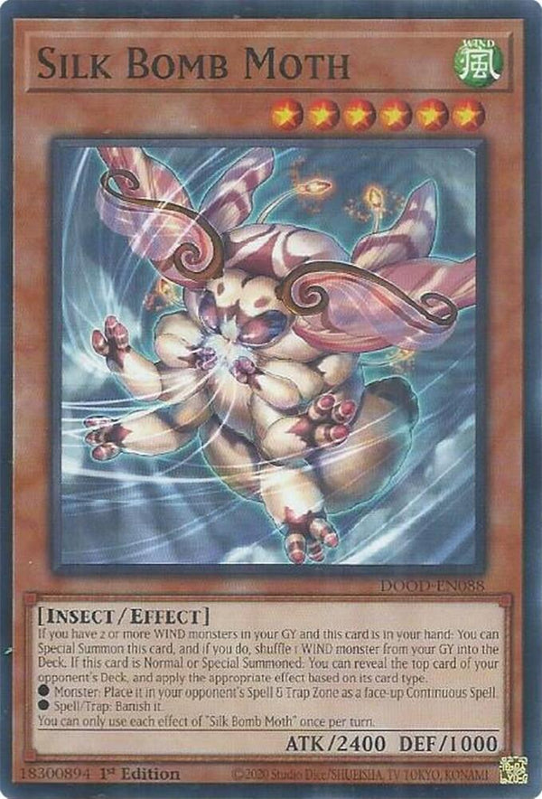 Silk Bomb Moth - DOOD-EN088 - Common - 1st Edition